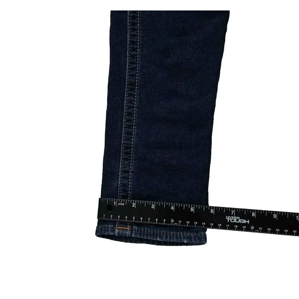 Rock Revival Womens 29 Jessica Skinny Blue Denim Jeans Flap Pockets Actual 31x31